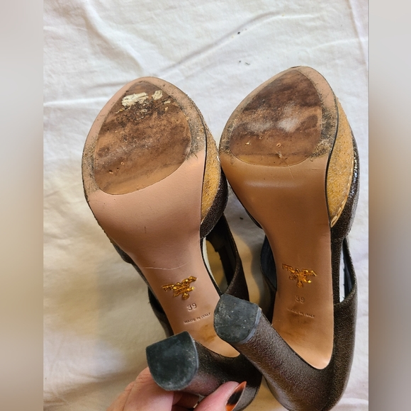 Prada platform open toe shoe size 39 - Picture 4 of 4